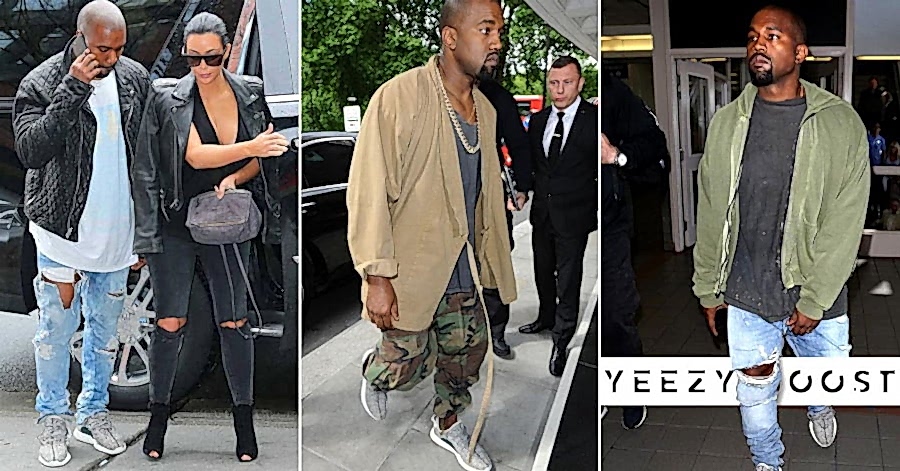 Канье в Yeezy Boost 350